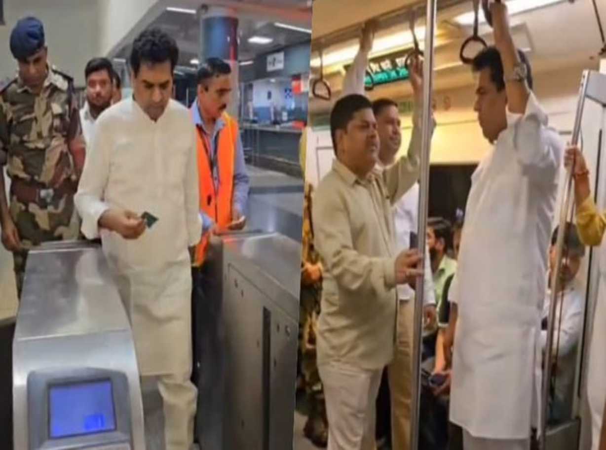 PM मोदी की अपील का दिखा असर, दिल्ली सरकार के मंत्री ने मेट्रो में किया सफर